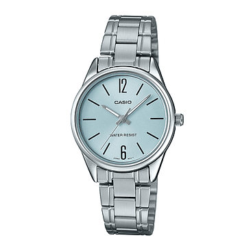 Reloj Plateado Casio Ltp-v005d-2budf Para Mujer 1