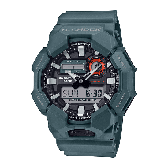 Reloj G-shock Ga-010-2a Carbono/resina Hombre Azul 1