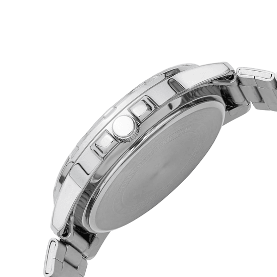 Reloj Casio Mtpvd01 2b Hombre Acero Fechador Correa Plateado Bisel Plateado Fondo Azul Marino Mtp-vd01d-2b 2