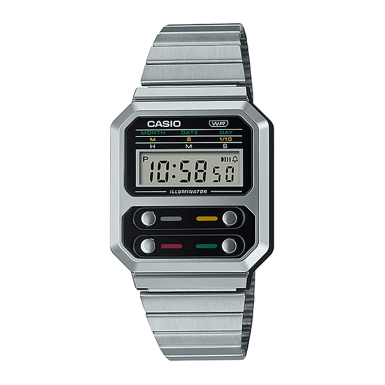 Reloj Casio Digital Unisex A100WE-1A 1