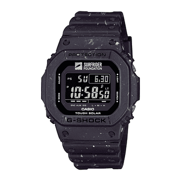 Reloj Unisex Casio G-5600srf-1dr G-shock Correa Ne Fondo Negro 1