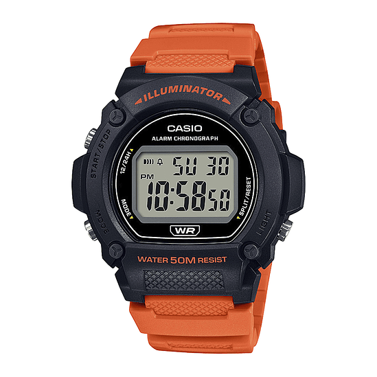 Reloj Casio Digital Hombre W-219H-4AV 1