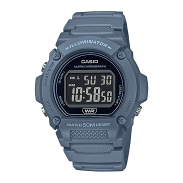 Reloj Digital Casio Unisex W-219HC-2BV 1