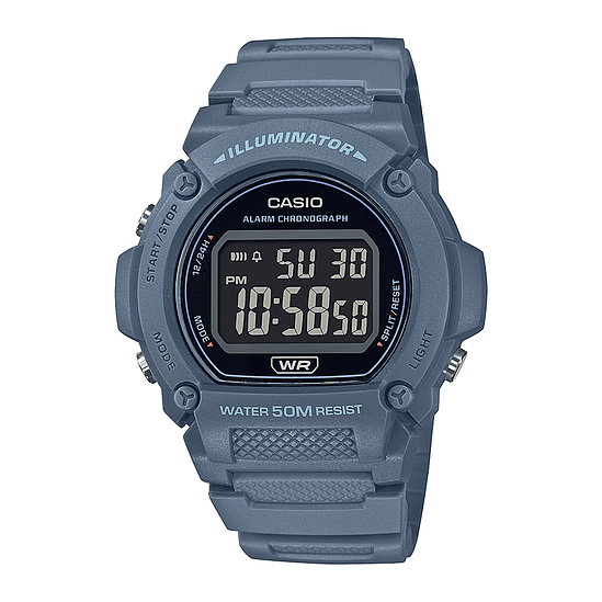 Reloj Digital Casio Unisex W-219HC-2BV 1