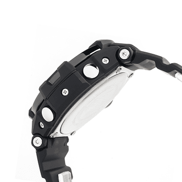 Reloj Pulsera Casio Ga-1000 Con Correa De Resina Color Naranja - Fondo Negro 2