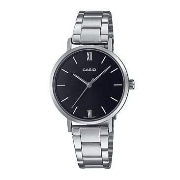 Reloj Dama Casio Ltp-vt02d-1a Acero Elegante Resistente Agua 1