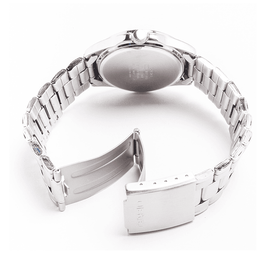 Reloj Casio Mtp-1215a-2a2 Accesorios Cuarzo Mujer Color De La Correa Plateado Color Del Bisel Plateado 3