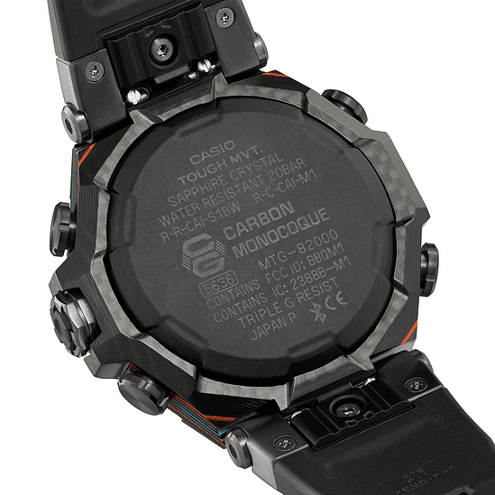 Reloj G-shock Mtg-b2000yr-1a Carbono/acero Hombre Negro 9