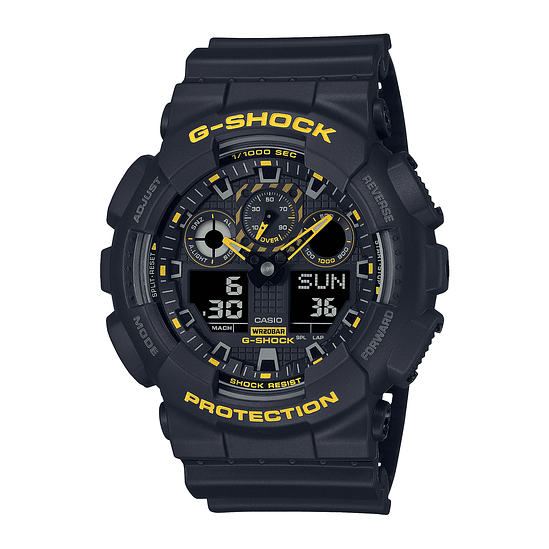 Reloj G-shock Ga-100cy-1a Resina Hombre Negro 1