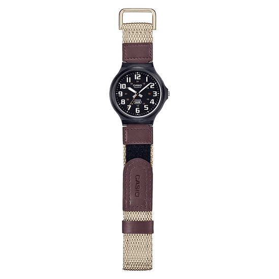 Reloj Casio Mw-240b-5b Resina Juvenil Negro 2