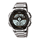 Reloj Casio Digital Ae-1100wd-1a Con Malla Plateado E Bisel Negro Con Fondo Gris - Miniatura 1