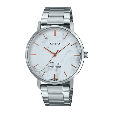 Reloj Casio Mtp-vt01dm-7a Acero Hombre Plateado 1
