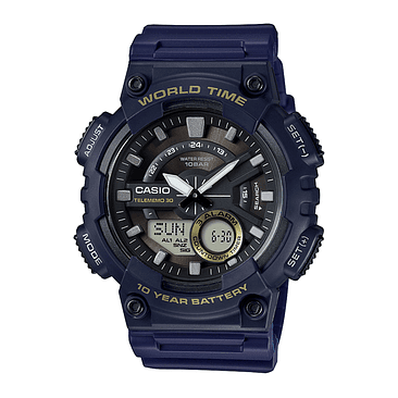 Reloj Casio Hombre Aeq-110w-2av 1
