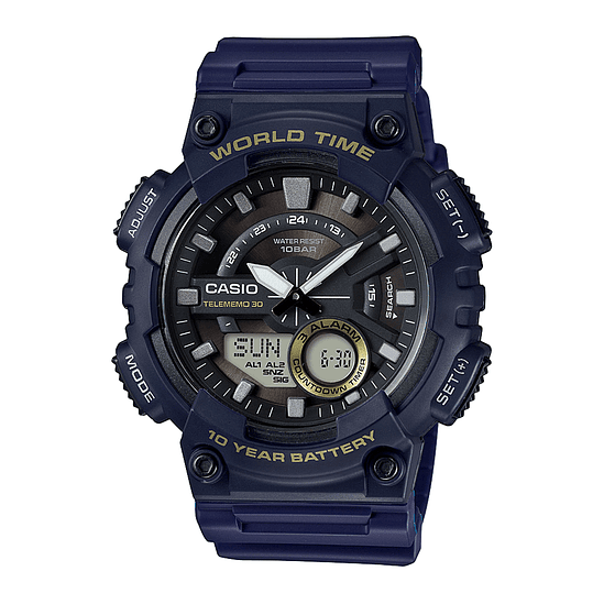 Reloj Casio Hombre Aeq-110w-2av 1