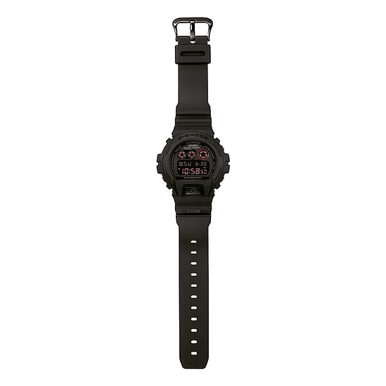 Reloj Casio G-shock Dw-6900ms-1 G Shock Dw6900 Color De La Correa Negro Color Del Bisel Negro Color Del Fondo Negro 5