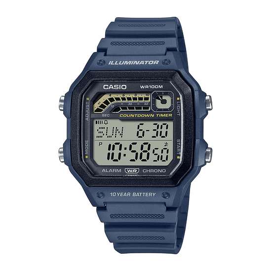 Reloj Digital Casio Hombre WS-1600H-2AV 1