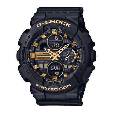 Reloj Casio G-shock Gma-s140m-1adr Mujer Color De La Correa Negro Color Del Bisel Negro Color Del Fondo Negro 1