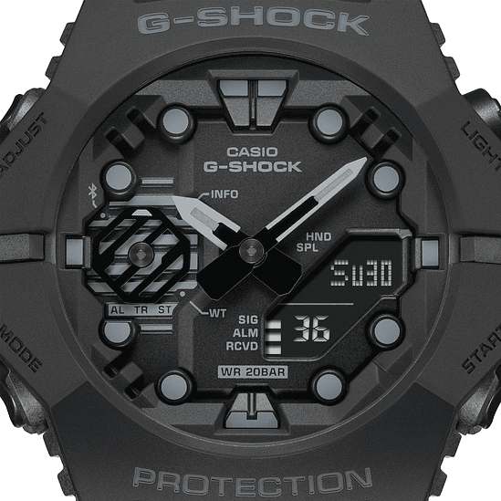 Reloj Casio G-shock Ga-b001-1adr Color De La Correa Gris Color Del Bisel Gris Color Del Fondo Gris 3