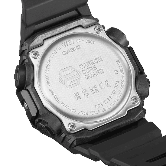 Reloj Casio G-shock Ga-b001-1adr Color De La Correa Gris Color Del Bisel Gris Color Del Fondo Gris 6