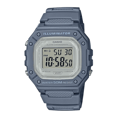Reloj Casio Digital Hombre W-218HC-2AV