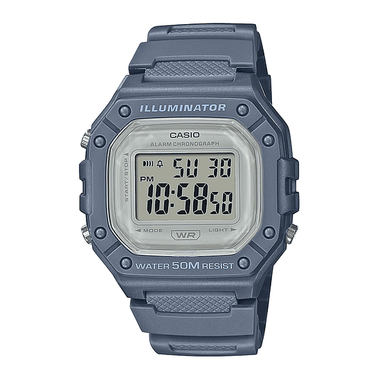 Reloj Casio Digital Hombre W-218HC-2AV 1