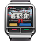 Reloj Casio A-120west Stranger Things Serie Limitada Unixes Color De La Malla Gris Oscuro Transparente - Miniatura 2