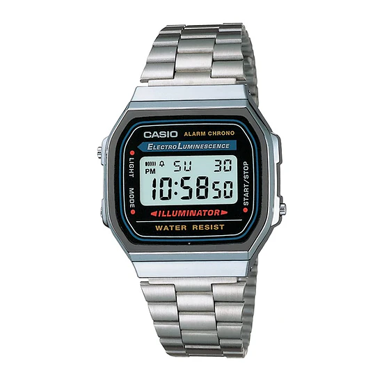 Reloj Casio A168WA-1 Vintage 1