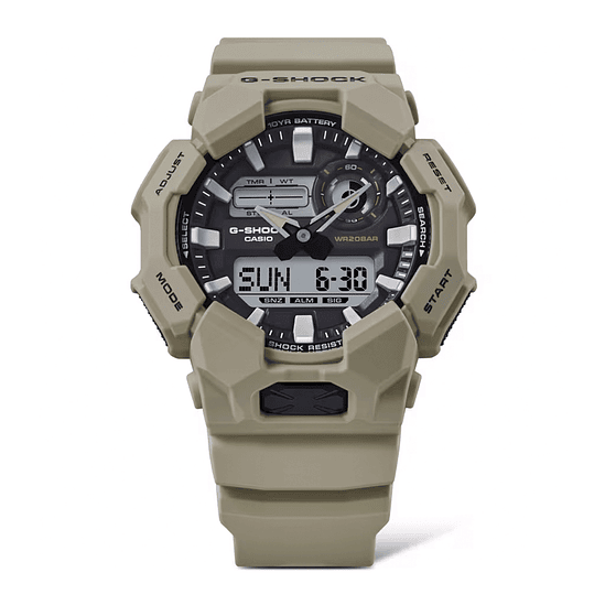Reloj G-shock Ga-010-5a Carbono/resina Hombre Marron 2