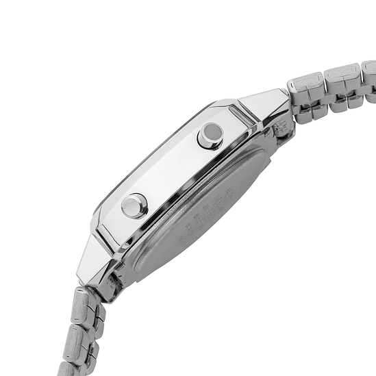 Reloj Plateado Casio Vintage La670wa-7df Para Mujer Plateado Gris 2