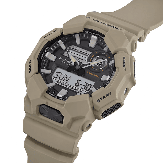 Reloj G-shock Ga-010-5a Carbono/resina Hombre Marron 4