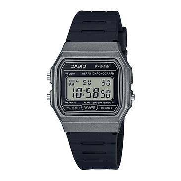 Reloj Casio   Digital Unisex F-91WM-1B 1