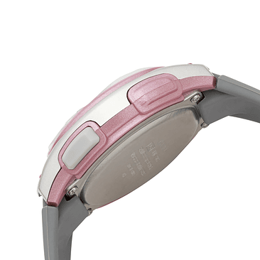 Reloj Casio Lw-203-8a Digital Sumergible Wr50 Pila 10 Años Color De La Malla Rosa Con Gris 2