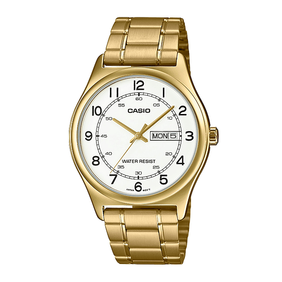 Reloj Casio Hombre Mtp-v006g-7budf Dorado 1