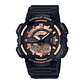 Reloj Casio Standard Aeq-110w-1a3vdf Para Hombre, Correa, Bisel Negro Y Fondo Dorado - Miniatura 1