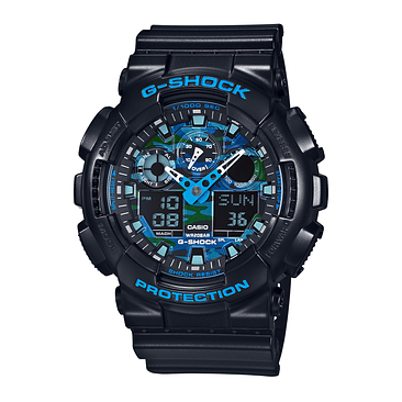 Reloj Casio G-shock Ga-100cb-1adr Para Hombre, Color De La Correa: Negro 1