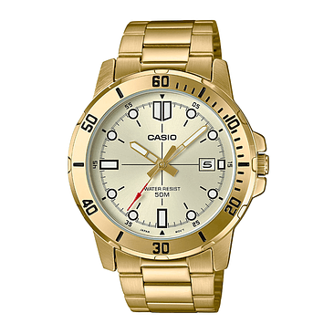 Casio Mtp-vd01g-9ev Reloj Analógico Deportivo Para Hombre, T 1