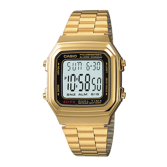 Reloj Casio Hombre A178WGA-1A 1