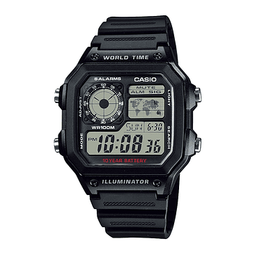 Reloj Casio Digital Hombre AE-1200WH-1AV 1