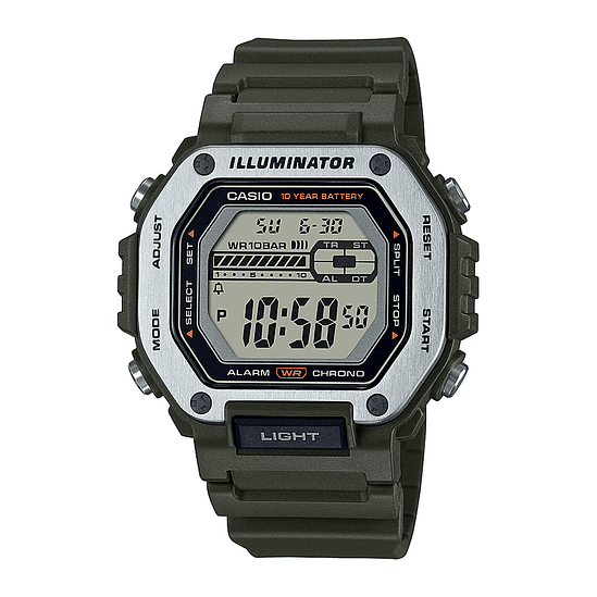 Reloj Digital Casio Hombre MWD-110H-3AV 1