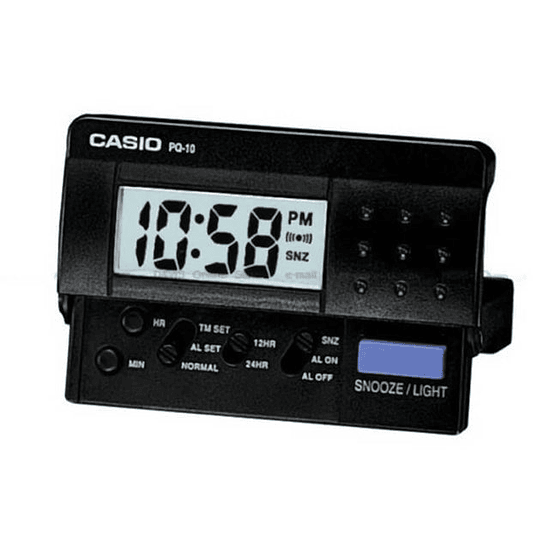 Reloj de mesa despertador Casio PQ-10-1 1