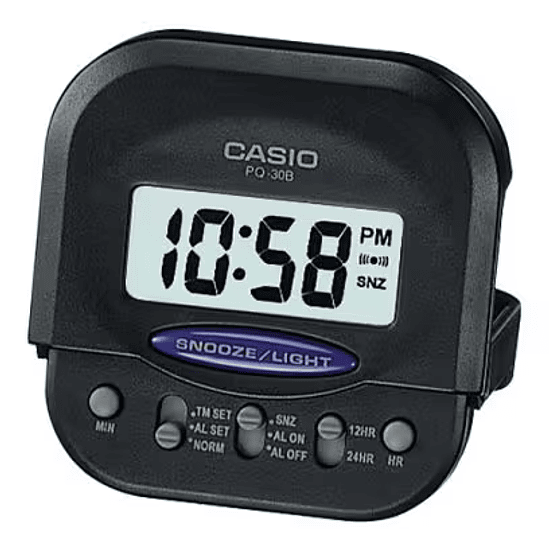 Reloj de mesa despertador Casio PQ-30B-1 1