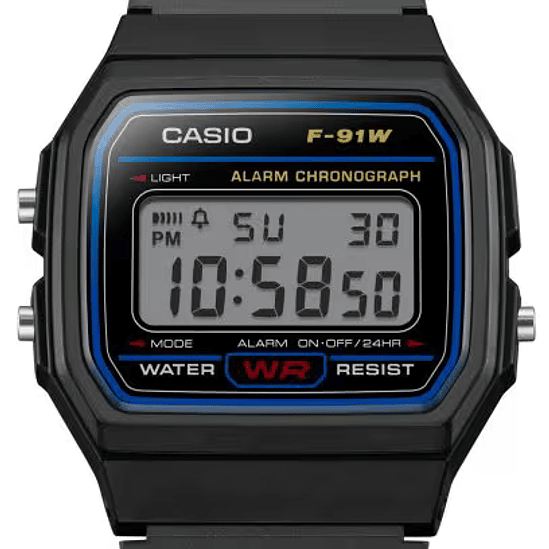 Reloj Casio F-91W-1U 5