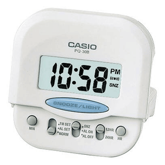 Reloj de mesa despertador Casio PQ-30B-7DF 1