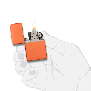 Encendedor Zippo Slim® Orange Matte 4