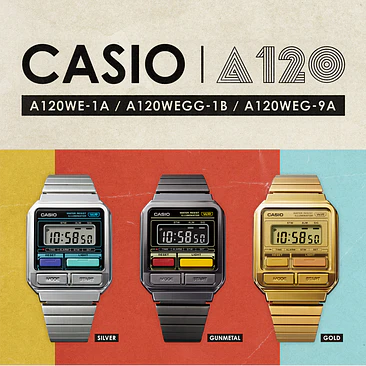 Reloj Casio A120WE-1A Vintage edgy 2
