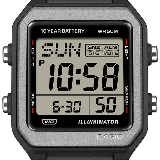 Reloj Casio W-221H-1A 2