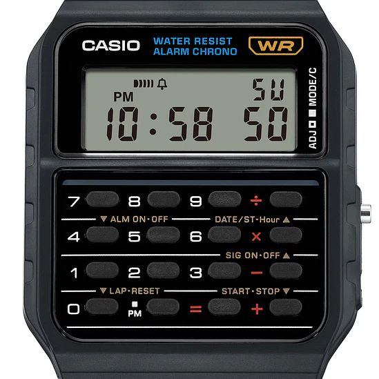 Reloj Casio CA-53W-1U Vintage Data Bank 8