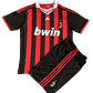 AC Milão Kit Criança Retro 2009-10 - Thumbnail 2