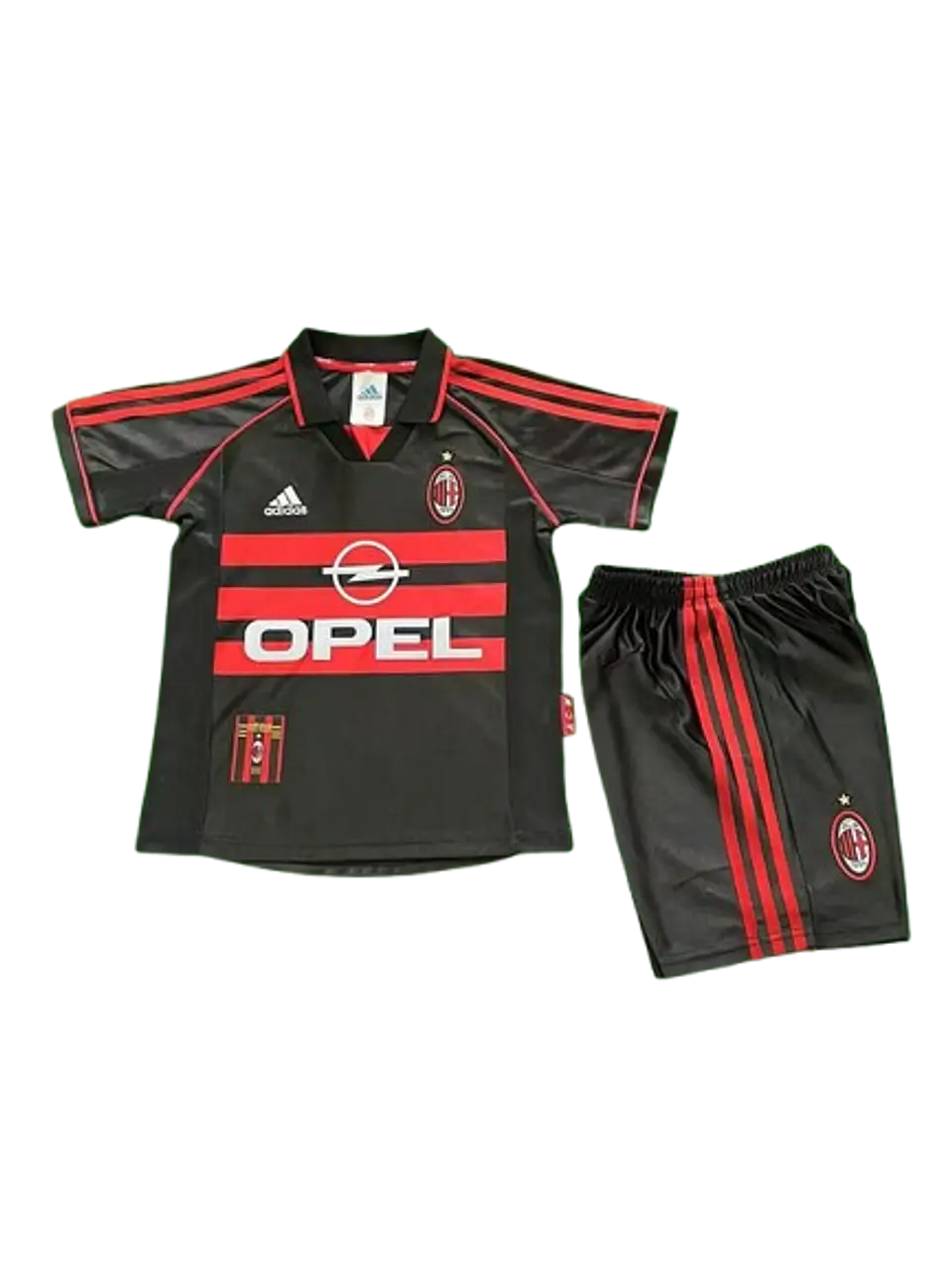 AC Milão Kit Criança Retro 1998-99 2