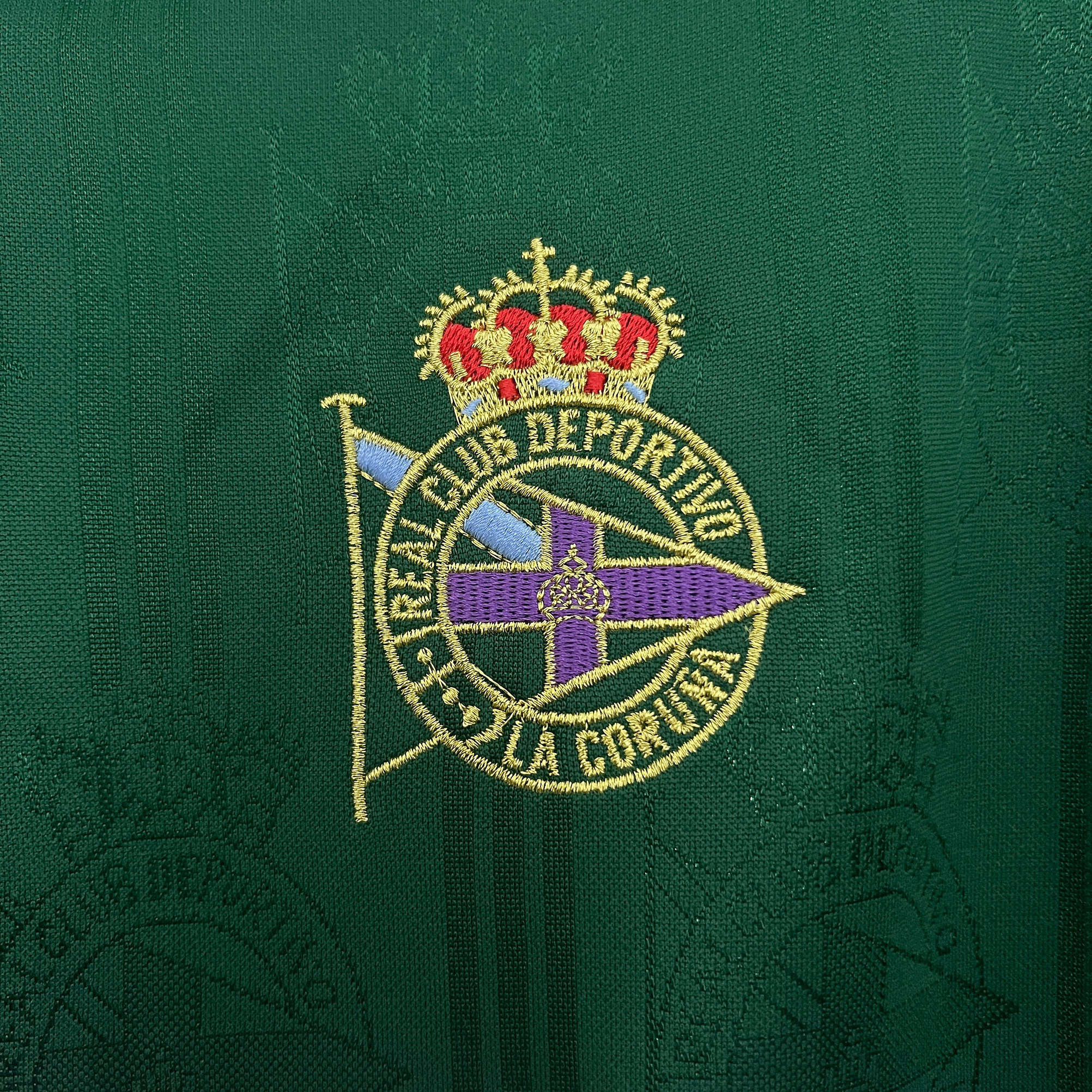 Deportivo a Coruña retro manga cumprida 1999-00 2